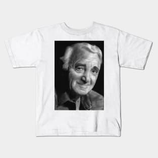 Charles Aznavour Kids T-Shirt